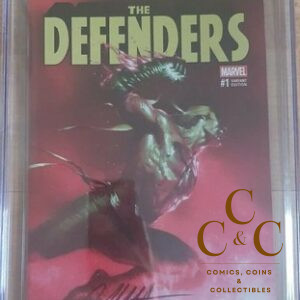Marvel 2017 - DEFENDERS #1  Dell'Otto Variant - CGC 9.4 SS signed by Dell´Otto