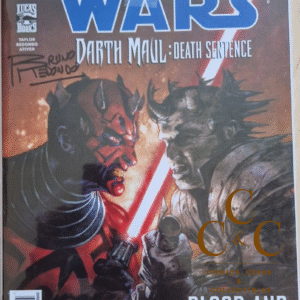 Star Wars Darth Maul Death Sentence #3 - Marvel 2012 - signed by artist Redondo