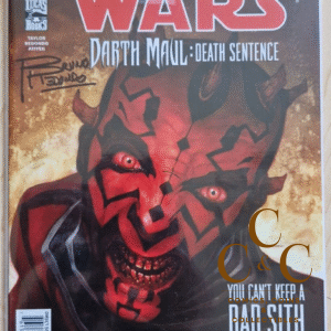 Star Wars Darth Maul Death Sentence - Marvel 2012 - signed by artist Redondo