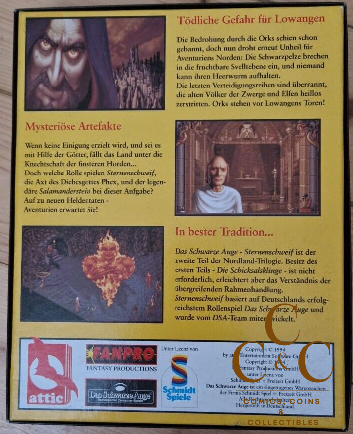 Das Schwarze Auge Sternenschweif MS-DOS 3,5 Zoll Disks in Big Box + Patch-Disk! - Image 2