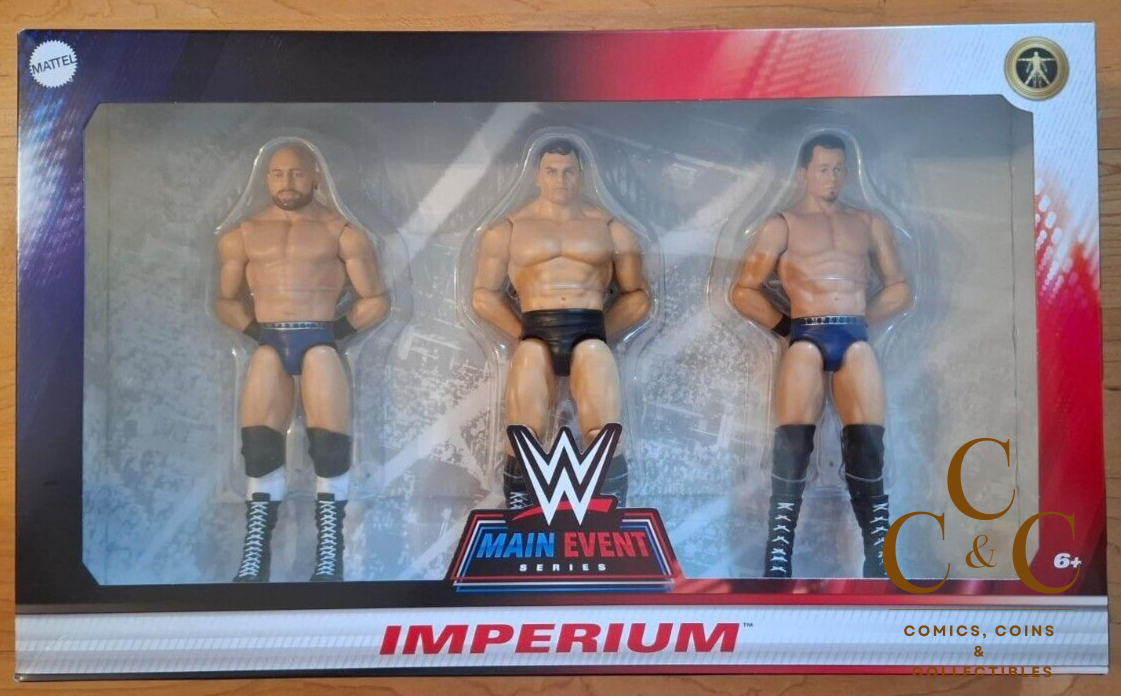 Hasbro - WWE Main Event Imperium 3er Figuren Set - Gunther, Kaiser & Vinci
