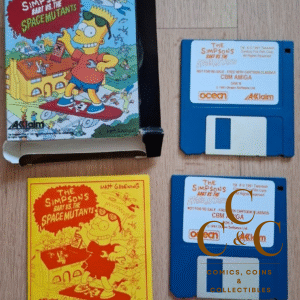 the simpsons bart vs the space mutants Amiga Disk + Box & manual