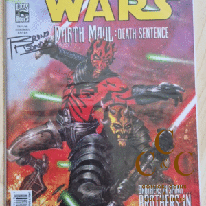 Star Wars Darth Maul Death Sentence #2 - Marvel 2012 - signed by artist Redondo