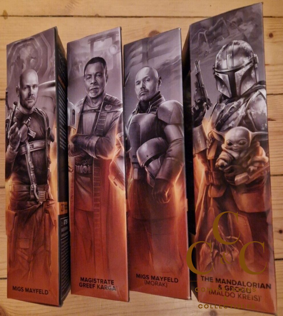 Star Wars - The Black Series - The Mandalorian - 4 Figure Set - Image 3