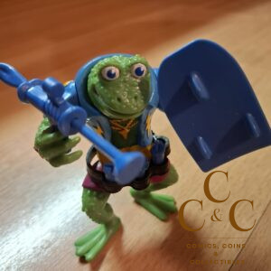 Vintage TMNT Teenage Mutant Ninja Turtles Hero Ghengis Frog (nearly complete)