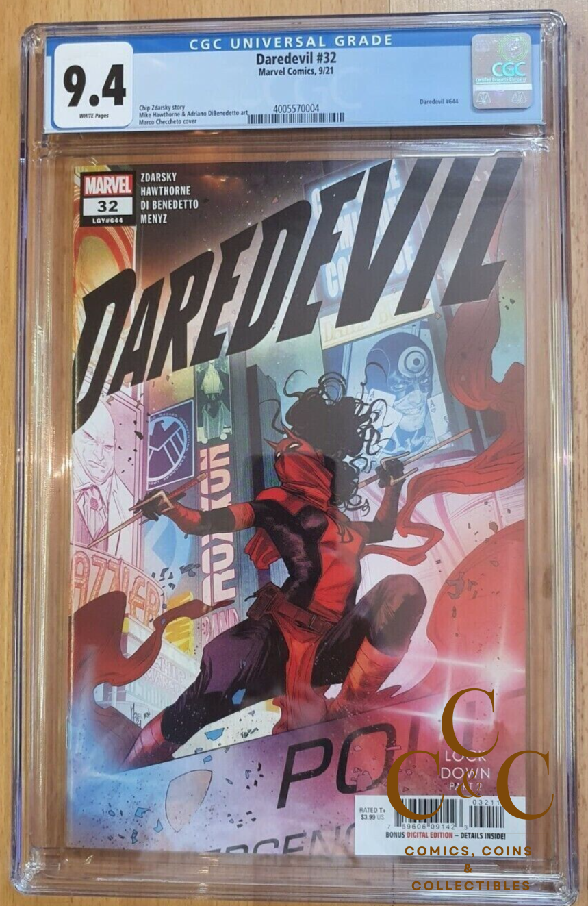 Daredevil #32 - CGC 9.4 - Marvel 2021