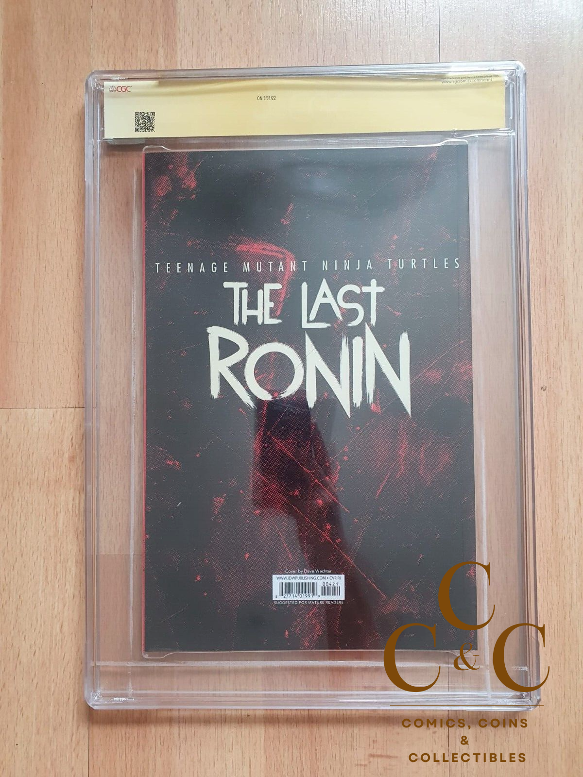 TMNT: The Last Ronin #4 CGC 9.8 - 1:10 Watcher Edition - Signed by Eastman, +5 - Image 2