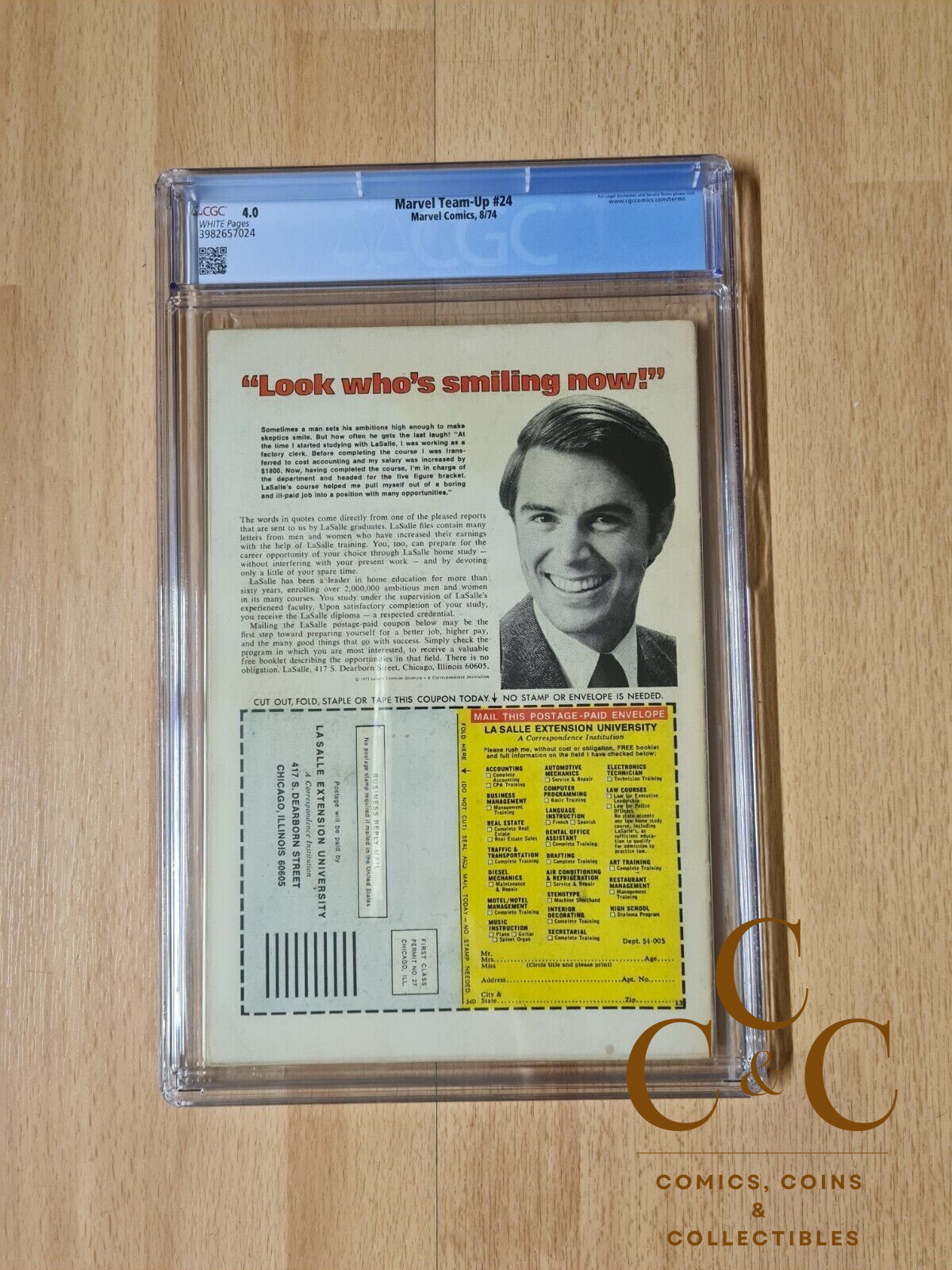 MARVEL TEAM-UP #24 - CGC 4.0 - MARVEL COMICS 1974 - Brother Voodoo & Spider-Man - Image 3