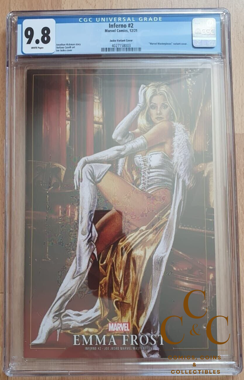 Inferno #2 - Jusko Marvel Masterpieces Variant - CGC 9.8 - Marvel 2021