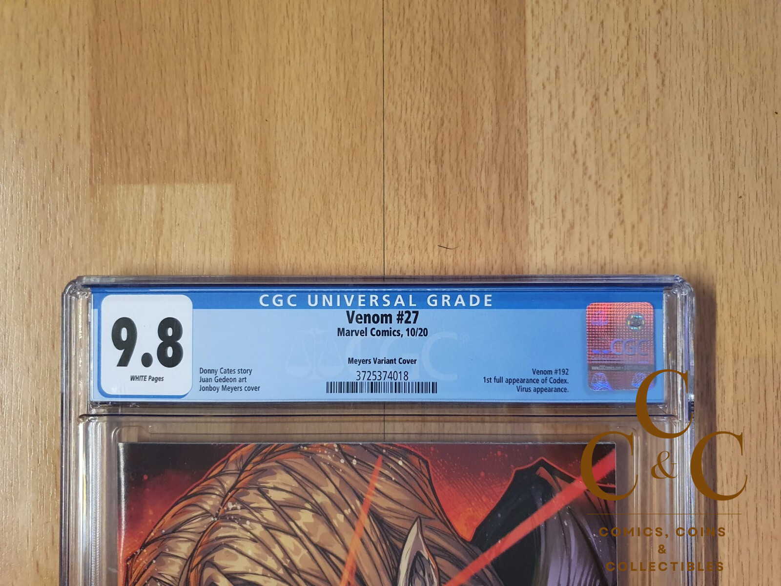 Venom #27 Meyers Variant - CGC 9.8 - Marvel 2020 - Image 3
