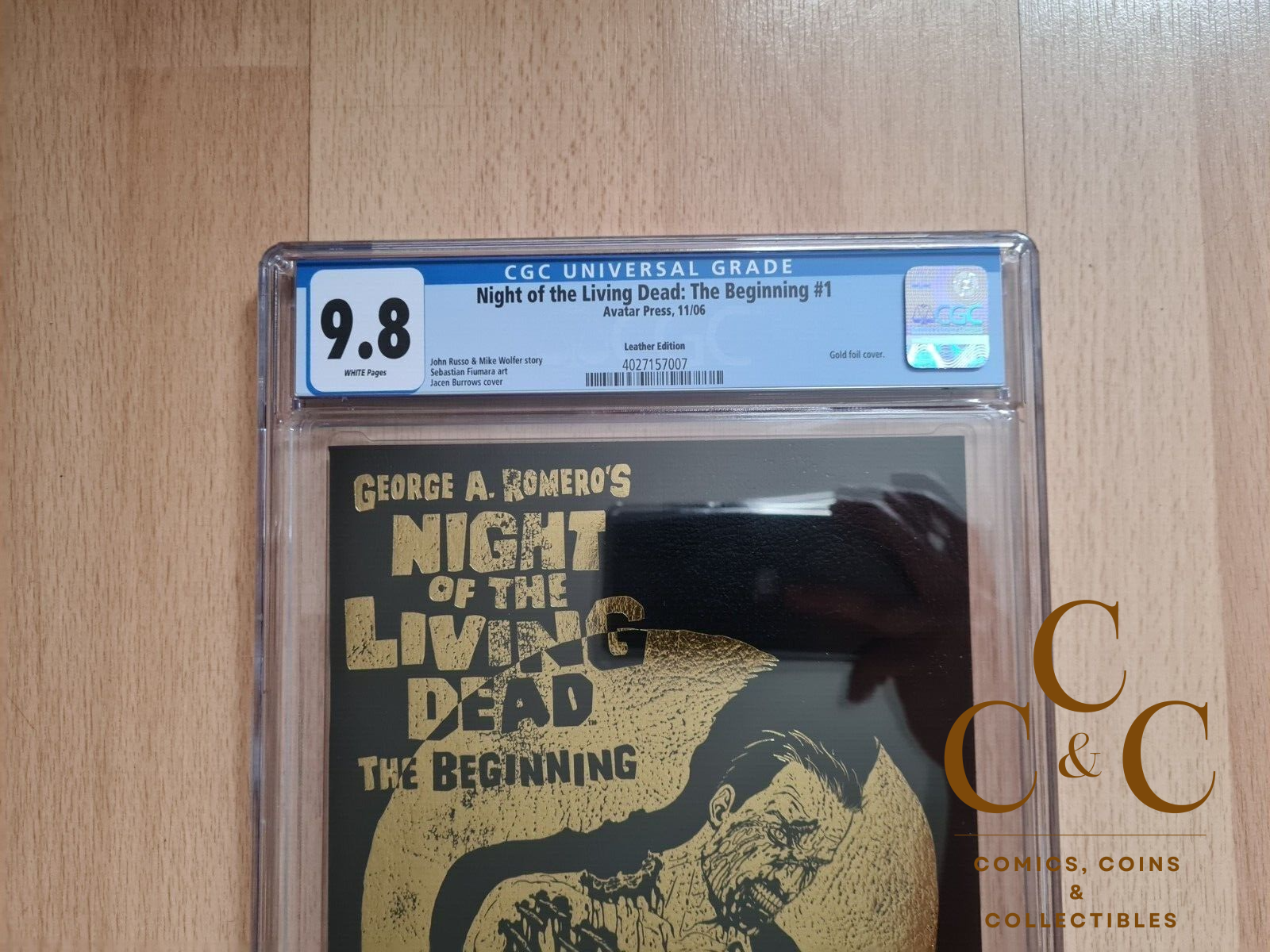 Night of the Living Dead The Beginning #1 Avatar Leather Edition Gold - CGC 9.8 - Image 3