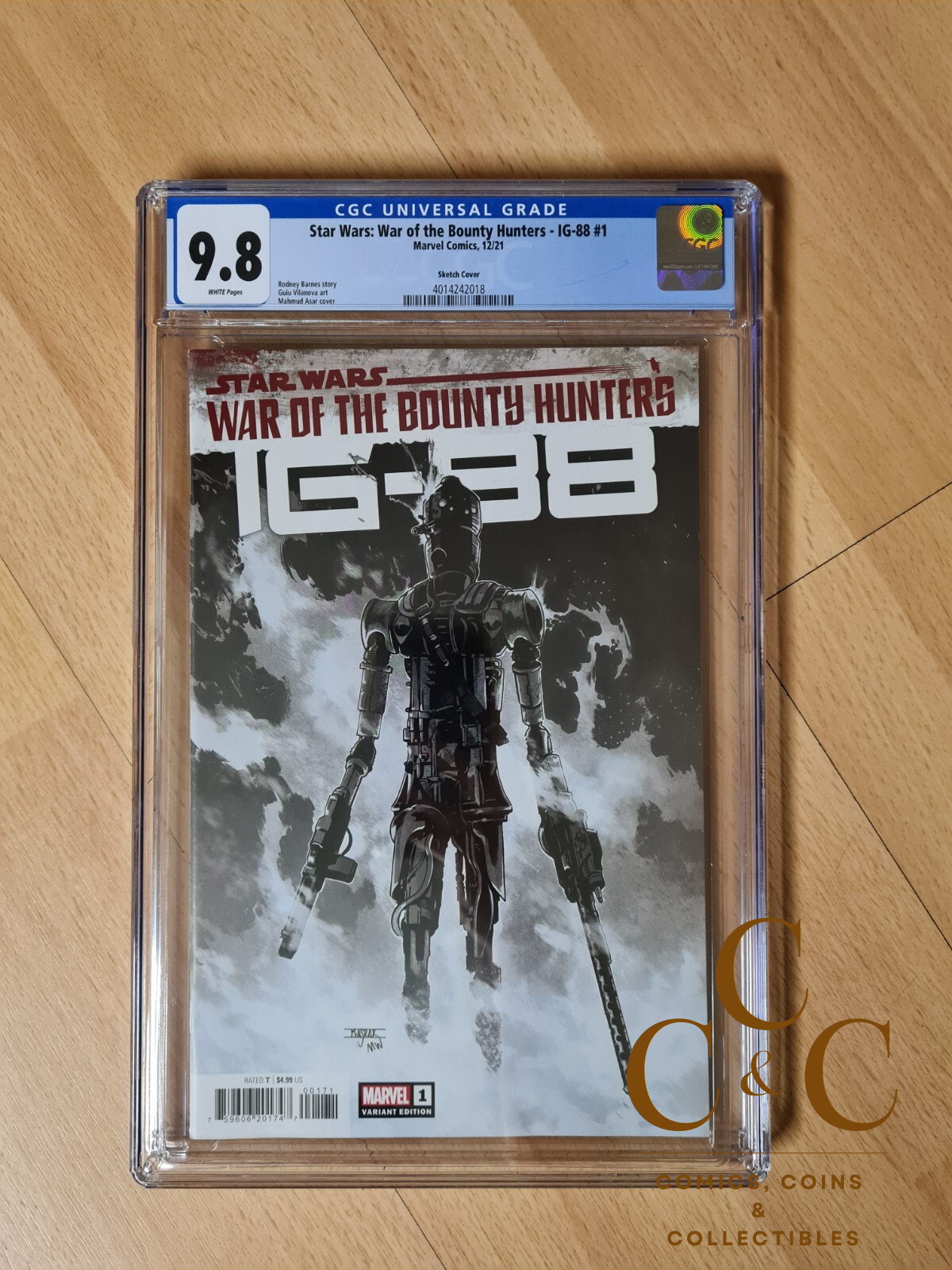 Marvel Comic 2021 - Star Wars - War of the Bounty Hunters IG88 - CGC graded 9.8