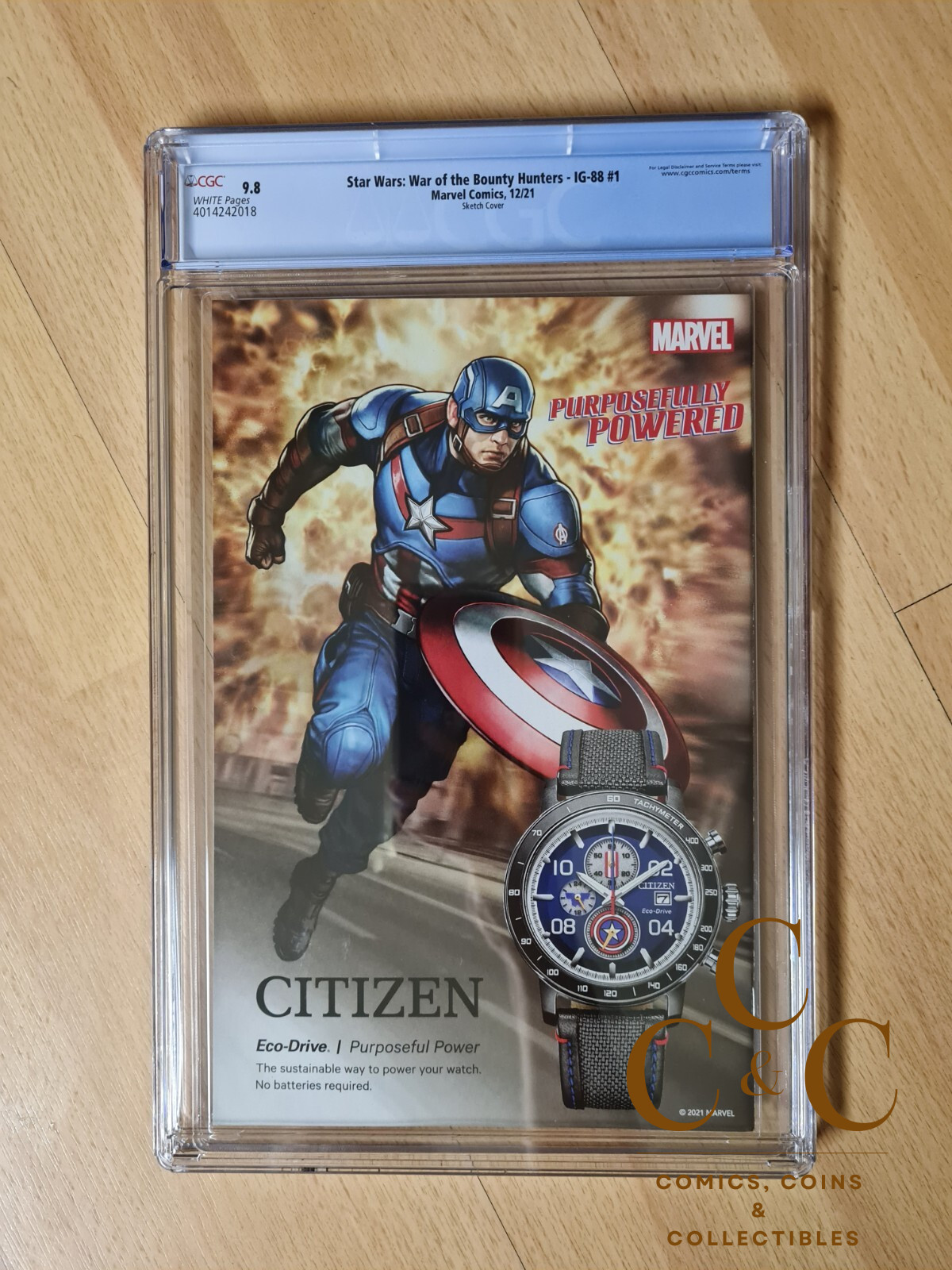 Marvel Comic 2021 - Star Wars - War of the Bounty Hunters IG88 - CGC graded 9.8 - Image 2