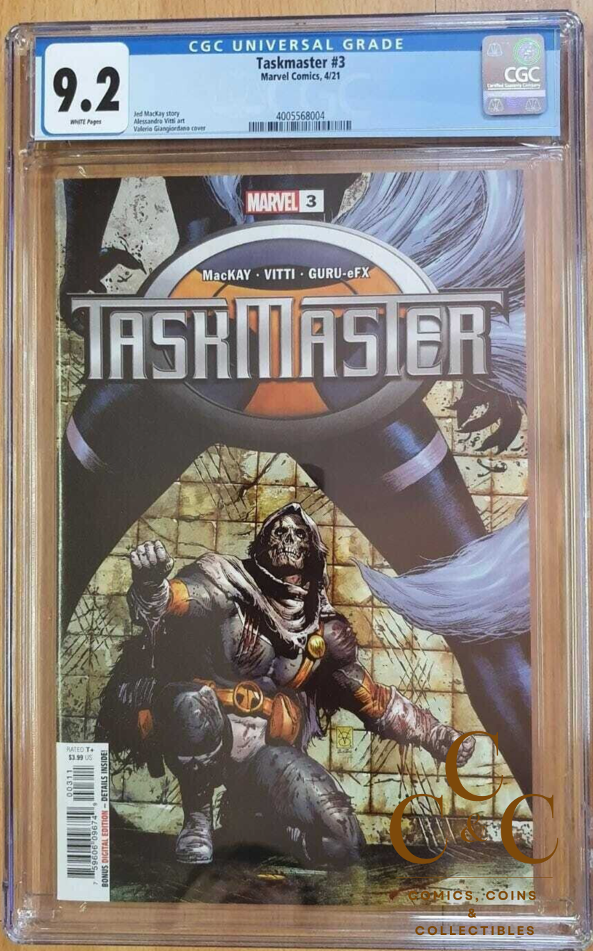 Taskmaster 3 - 9.2 CGC - First Print & 1st appearance of Taegukgi - 2021 Marvel
