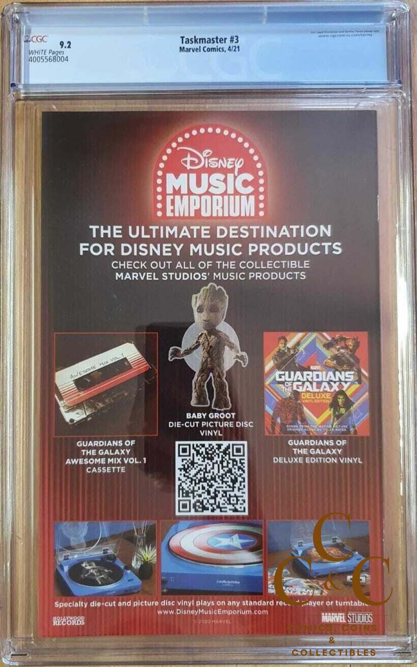 Taskmaster 3 - 9.2 CGC - First Print & 1st appearance of Taegukgi - 2021 Marvel - Image 3