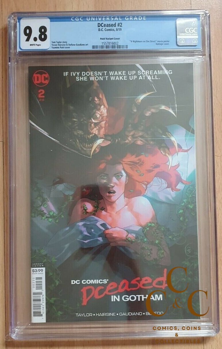 DCeased #2 2019 Nightmare on Elm Street Putri Variant - CGC 9.8 - DC 2019