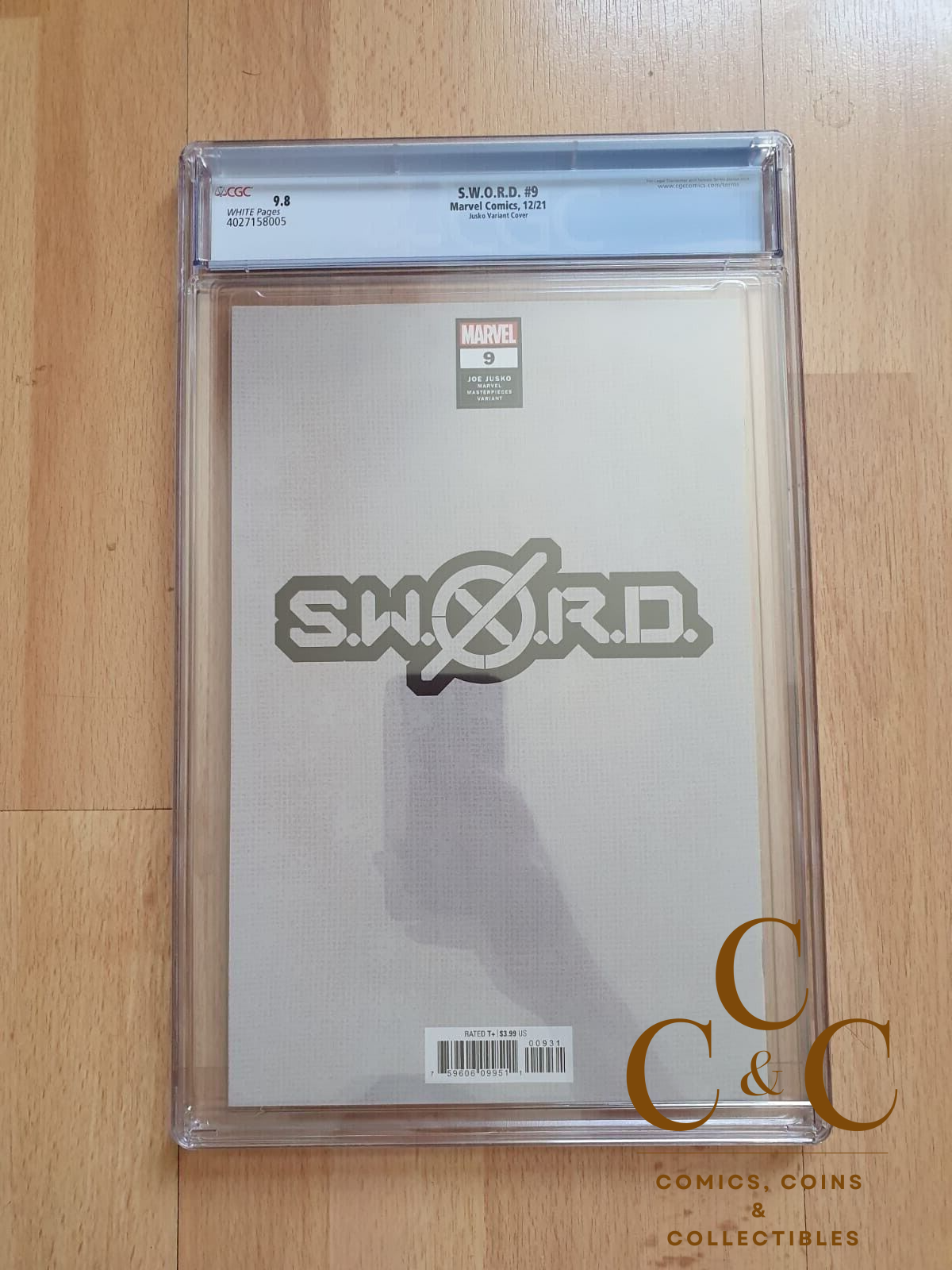 Sword #9 Jusko Marvel Masterpieces Variant - CGC 9.8 - Marvel 2021 - Image 2