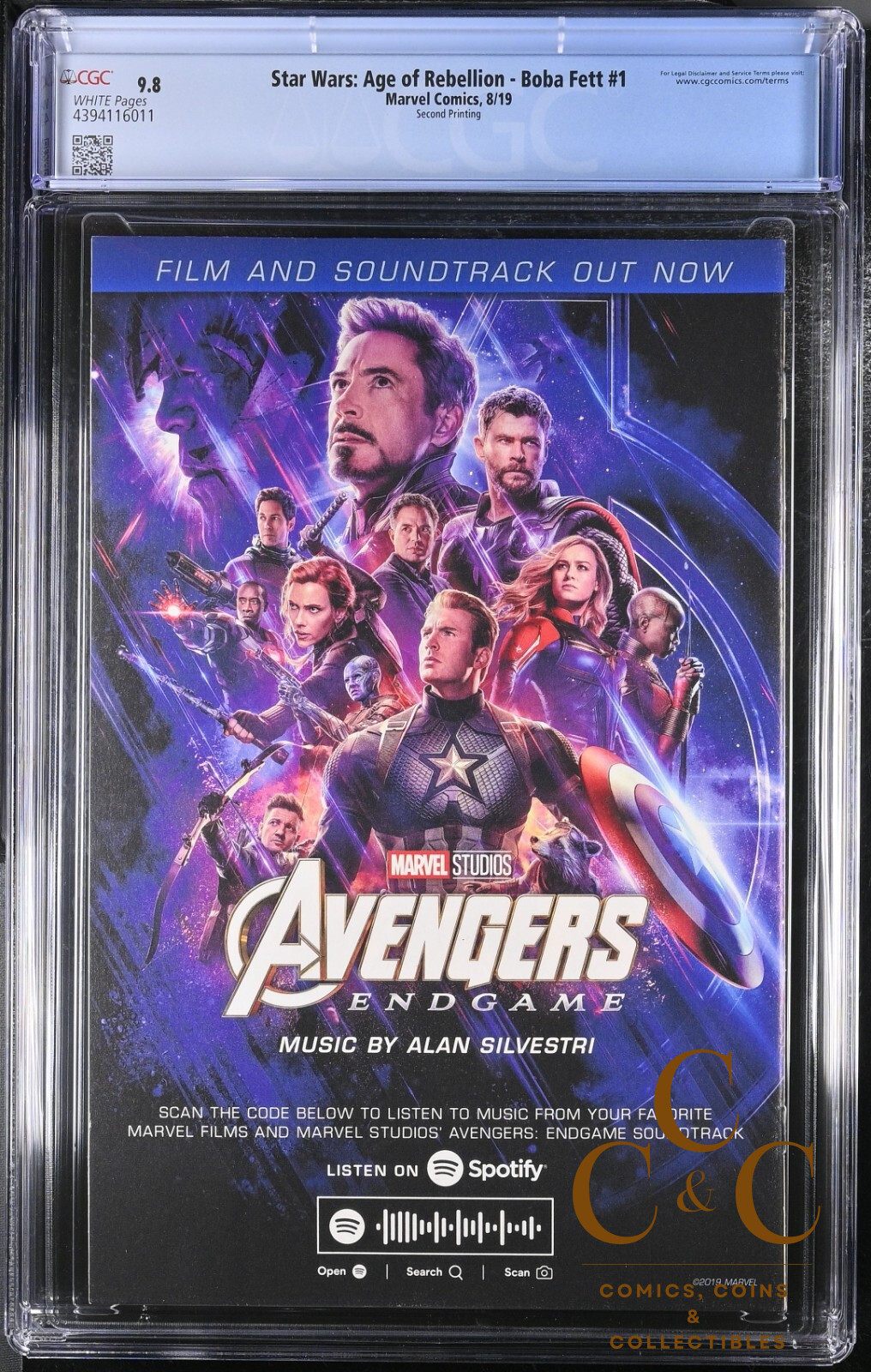 Star Wars: Age of Rebellion Boba Fett - (2019) 2nd Print - CGC 9.8 - Image 2