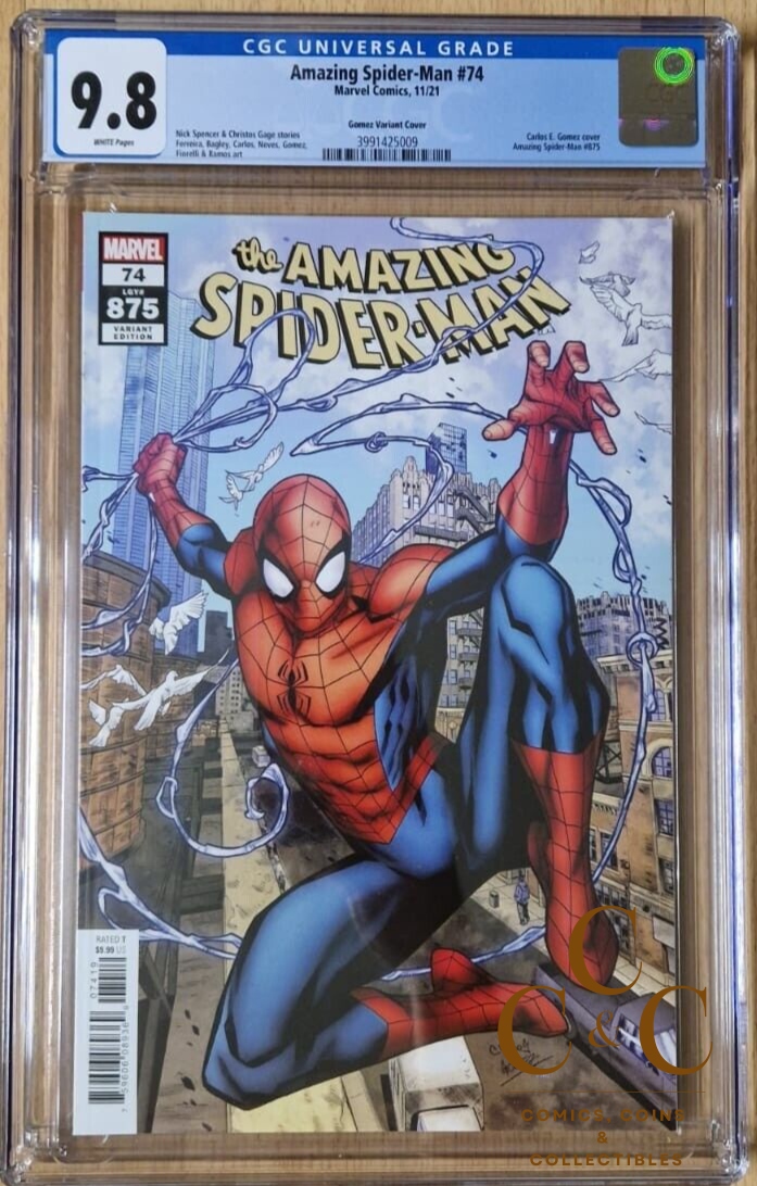 Amazing Spider-Man #74 (875) Gomez Variant - CGC 9.8 - Marvel 2021