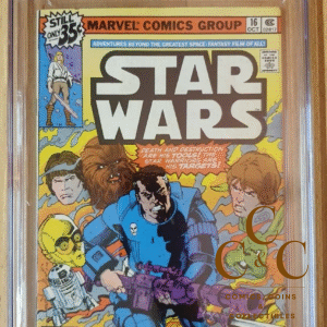 Star Wars #16 - Marvel 1978 - CGC 7.5 - "Valance" Appearance - Bounty Hunters