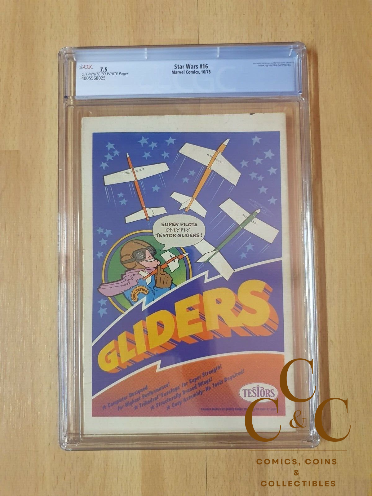 Star Wars #16 - Marvel 1978 - CGC 7.5 - "Valance" Appearance - Bounty Hunters - Image 2