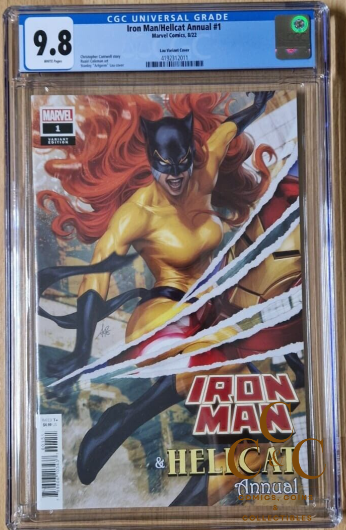 Iron Man/Hellcat Annual #1 Artgerm Variant - CGC 9.8