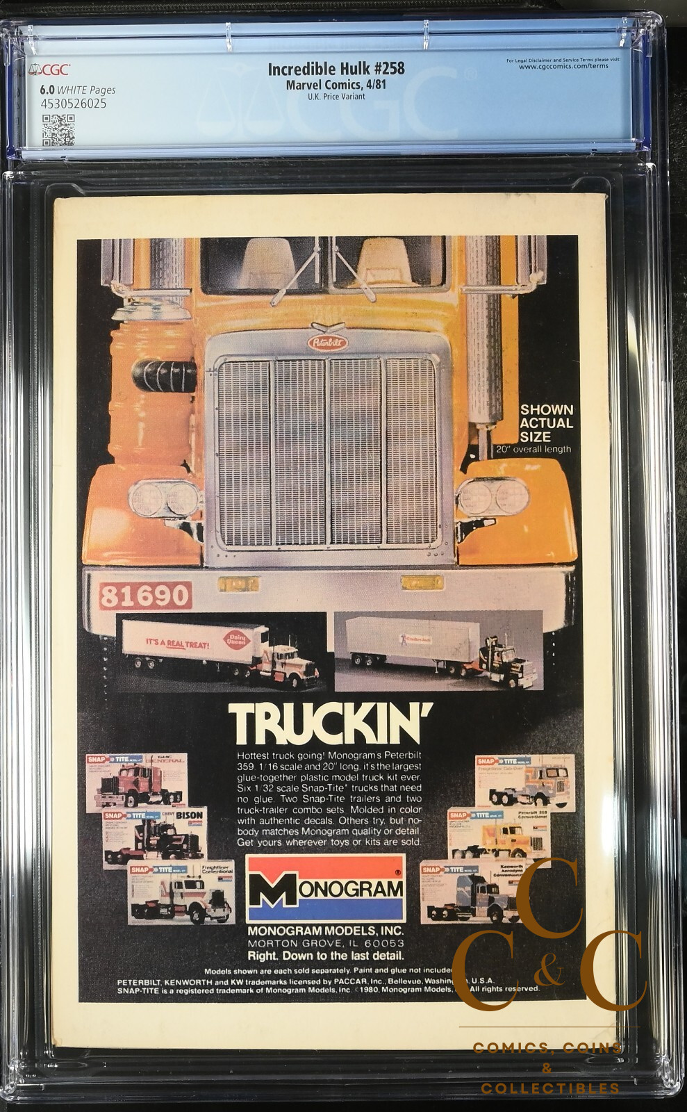 Incredible Hulk Vol.1 #258 - CGC 6.0 - Marvel 1981 US Comics - 1st Ursa Major - Image 2