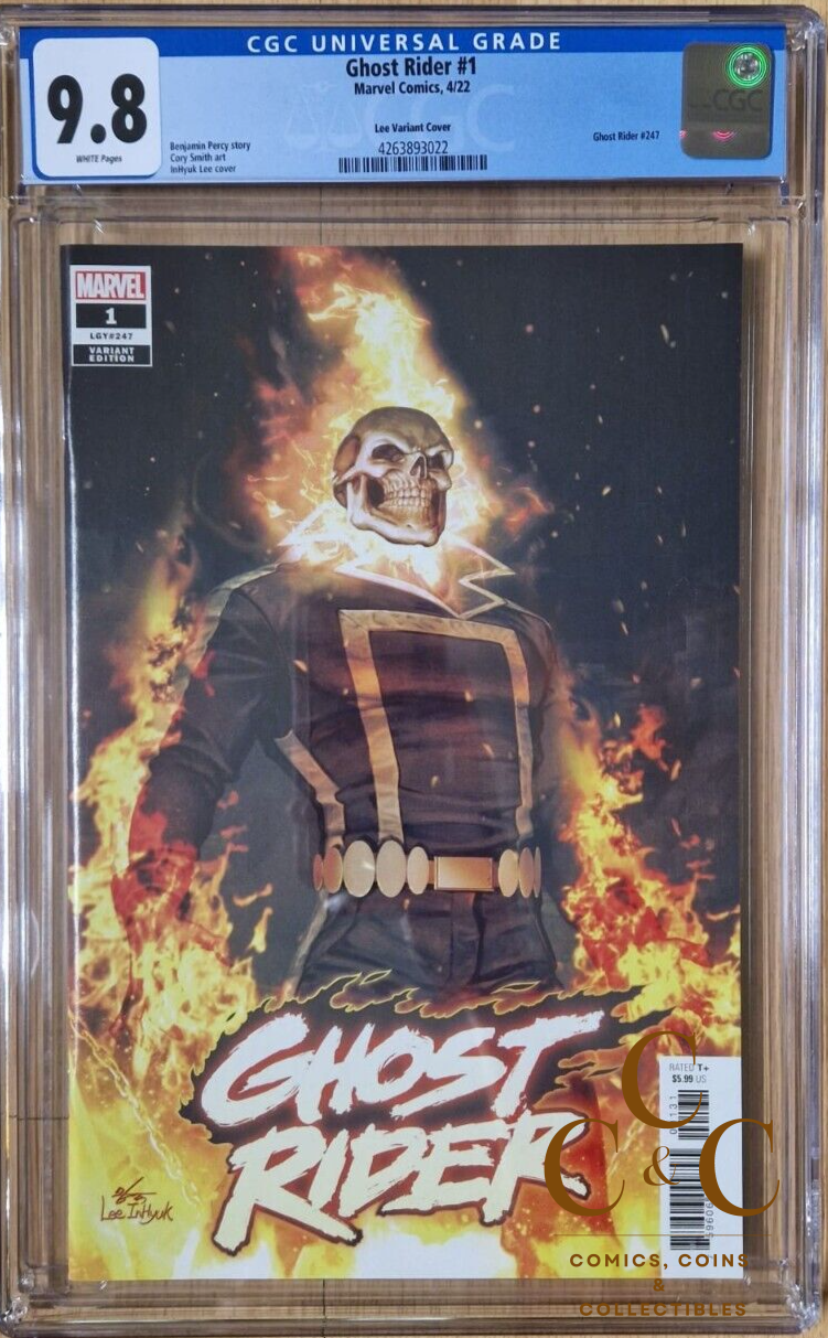 Ghost Rider #1 1:50 Lee Variant - 4/22 Marvel - CGC 9.8