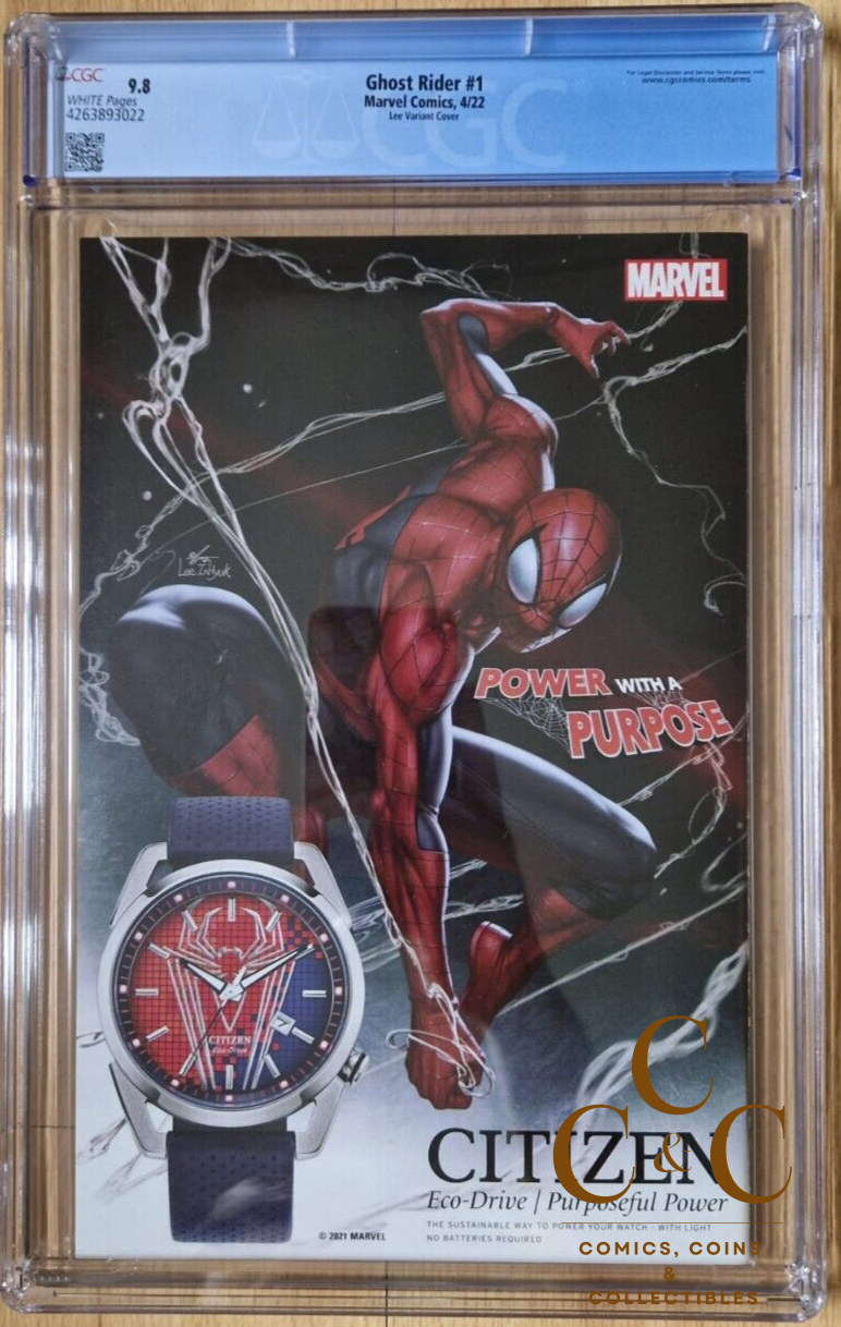 Ghost Rider #1 1:50 Lee Variant - 4/22 Marvel - CGC 9.8 - Image 5