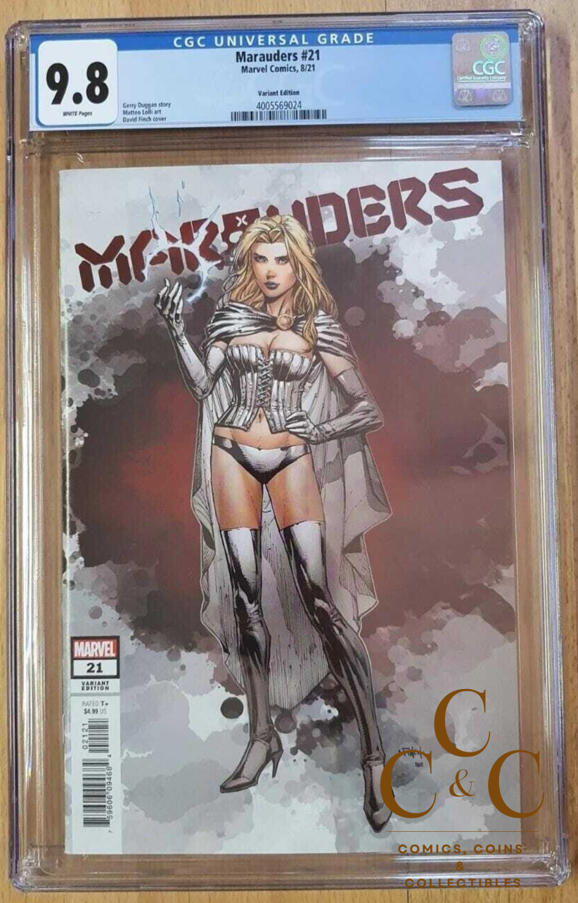 Marauders #21 - 1:50 David Finch Variant Emma Frost Hellfire Gala Var - CGC 9.8