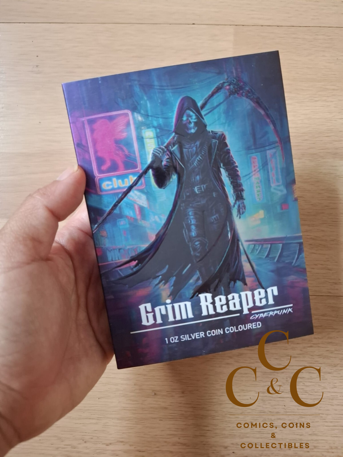 5 Dollar Canada 2023 BU - 1 OZ Grim Reaper Cyberpunk 2023 - Image 7