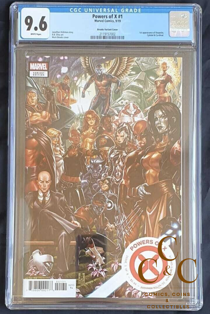 Powers Of X 1 CGC 9.6 Brooks Connecting Variant 1st Print