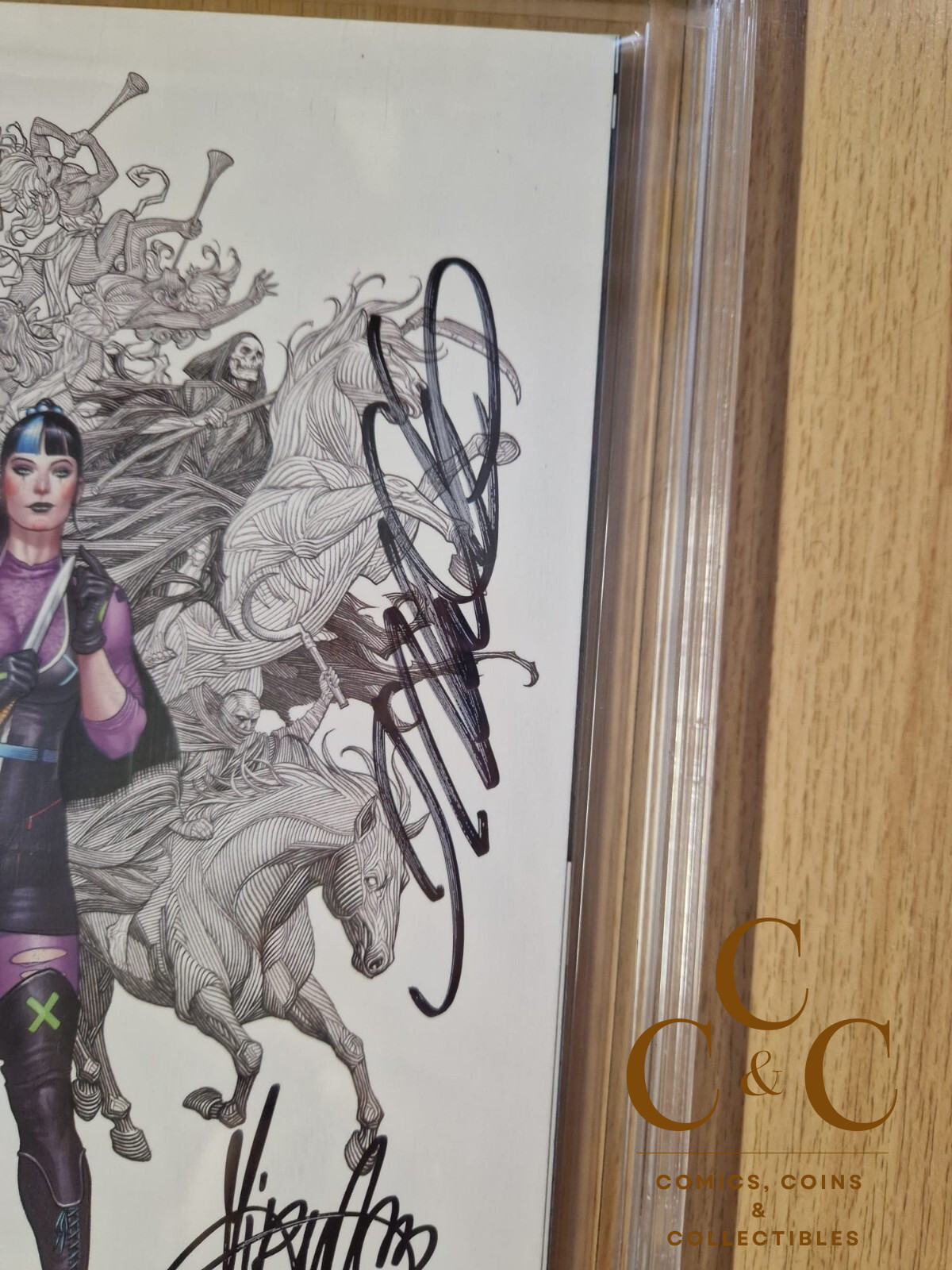 Punchline #1 Frank Cho Variant - 2021 DC Comics - CBCS 9.2 Signed Cho & Andolfo - Image 2