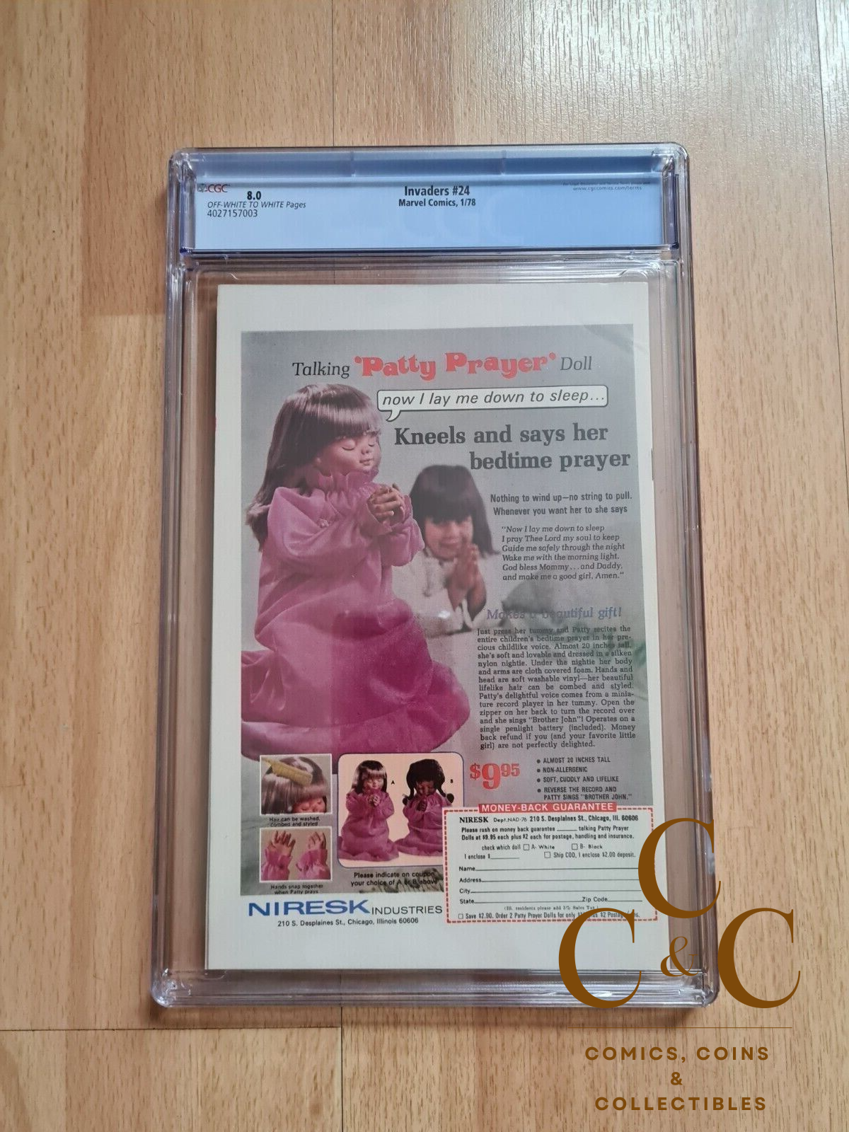 The Invaders #24 - CGC 8.0 - Marvel Comics 1978 - Image 3