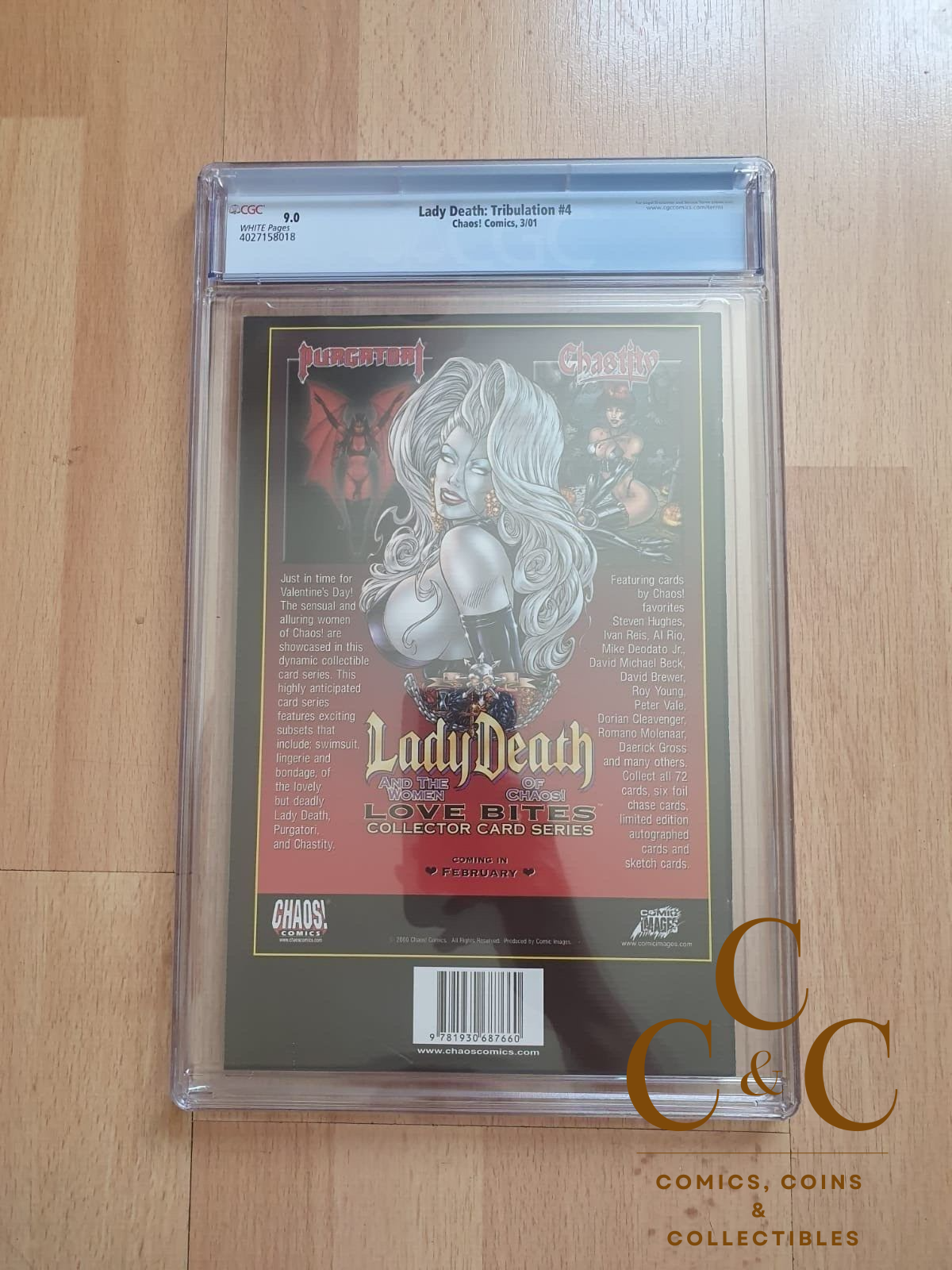 Lady Death Tribulation #4 - CGC 9.0 - Chaos Comics 2001 - Image 2