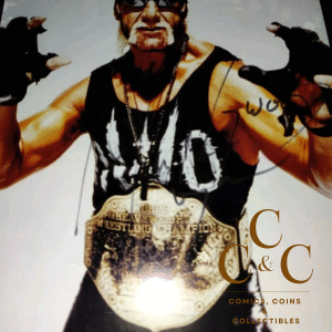 HOLLYWOOD HULK HOGAN SIGNED - 8X10 PHOTO WWE RIP