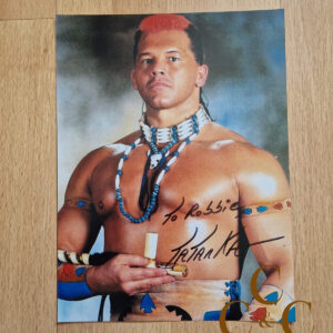 10x Wrestling signed Autogramms - WWE WRESTLER in Person autograph - Tito, Fink.