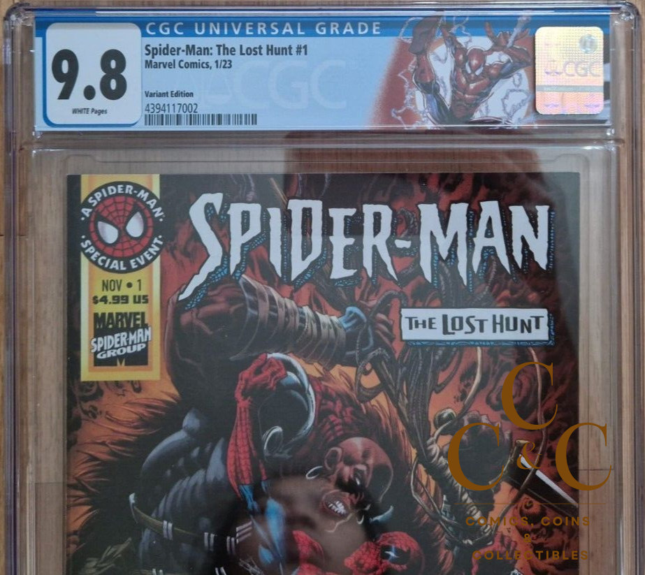 Spider-Man Lost Hunt #1 1:25 Incentive Kyle Hotz Variant - CGC 9.8 special Label - Image 3