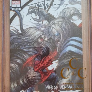 Web of Venom Wraith #1 CGC 9.8 SS signed by Tyler Kirkham Trade Secret Variant