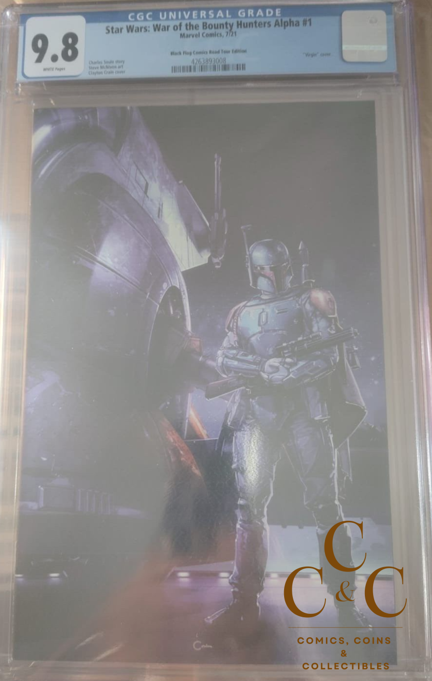 Star Wars: War of the Bounty Hunters Alpha - Black Flag Road Tour Var - CGC 9.8 - Image 2