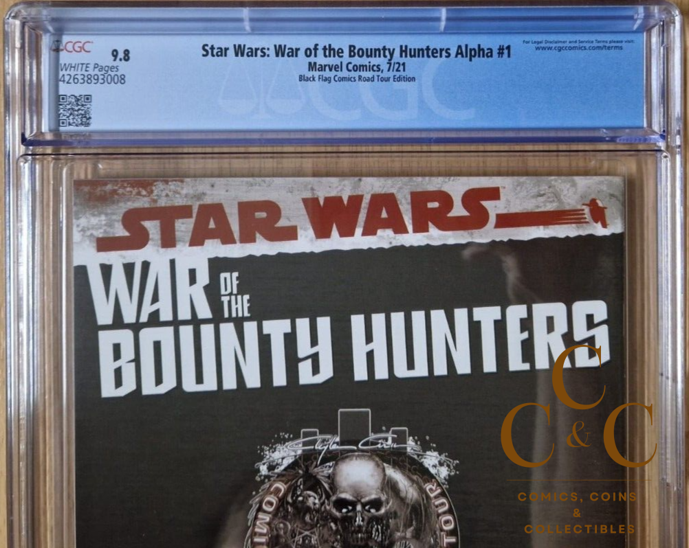 Star Wars: War of the Bounty Hunters Alpha - Black Flag Road Tour Var - CGC 9.8 - Image 3
