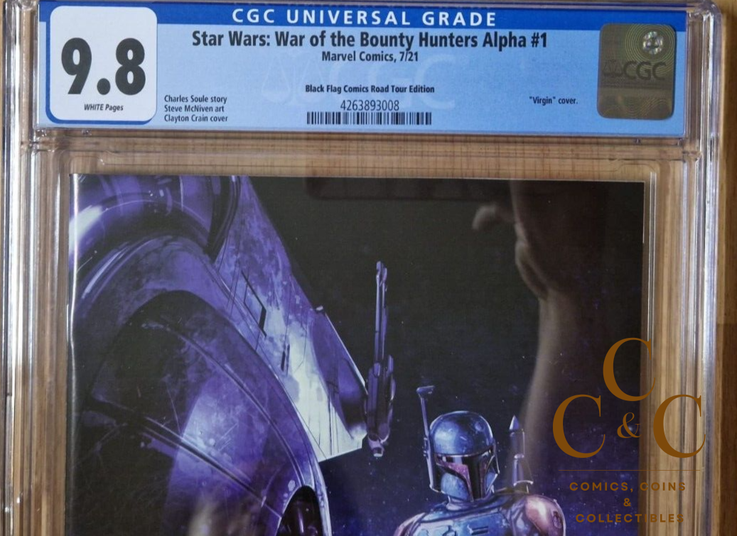 Star Wars: War of the Bounty Hunters Alpha - Black Flag Road Tour Var - CGC 9.8 - Image 4