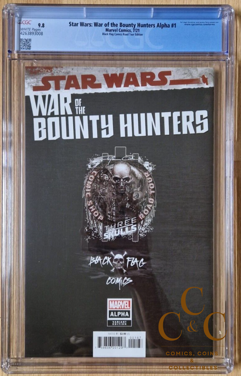 Star Wars: War of the Bounty Hunters Alpha - Black Flag Road Tour Var - CGC 9.8 - Image 5