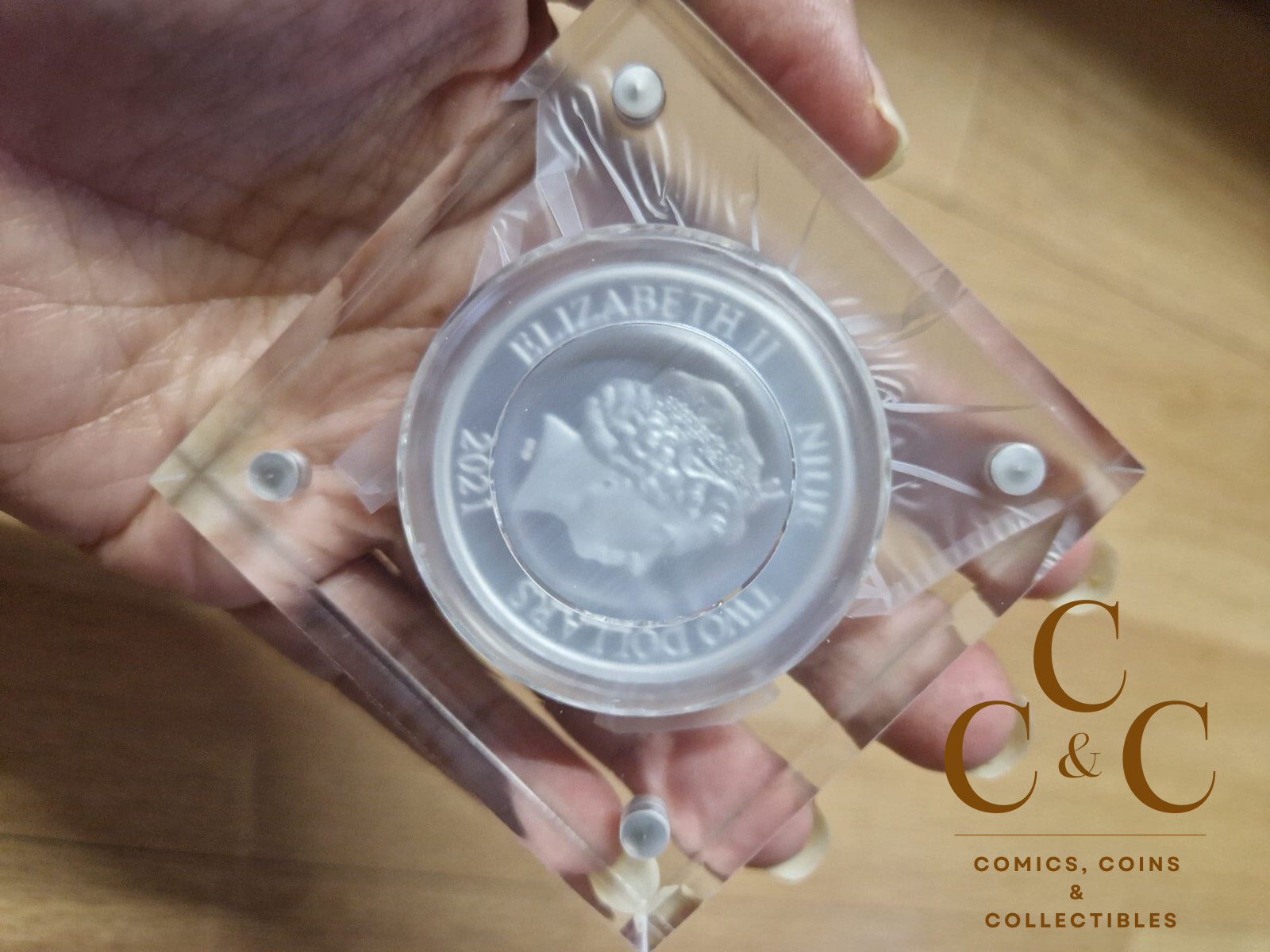 2021 - 1 Oz Silver - $2 Niue - DC Justice League 50TH ANNIVERSARY OF SWAMP THING - Image 5