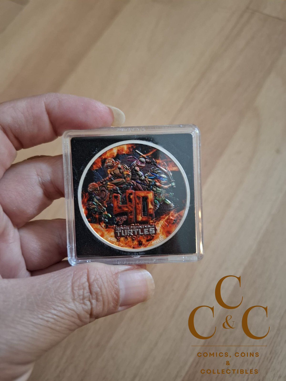 WAR - 40th Teenage Mutant Ninja Turtle TMNT - 1oz Silver Coin 2024 - 99 mintage! - Image 6