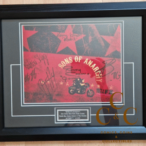 SONS OF ANARCHY SOA Cast Signed x6 - 20x24 framed, Kim Coates, Ryan Hurst +4