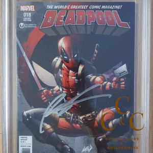Deadpool #18 Celibrity Authentics Var- signed Rob Liefeld! - CBCS 9.6