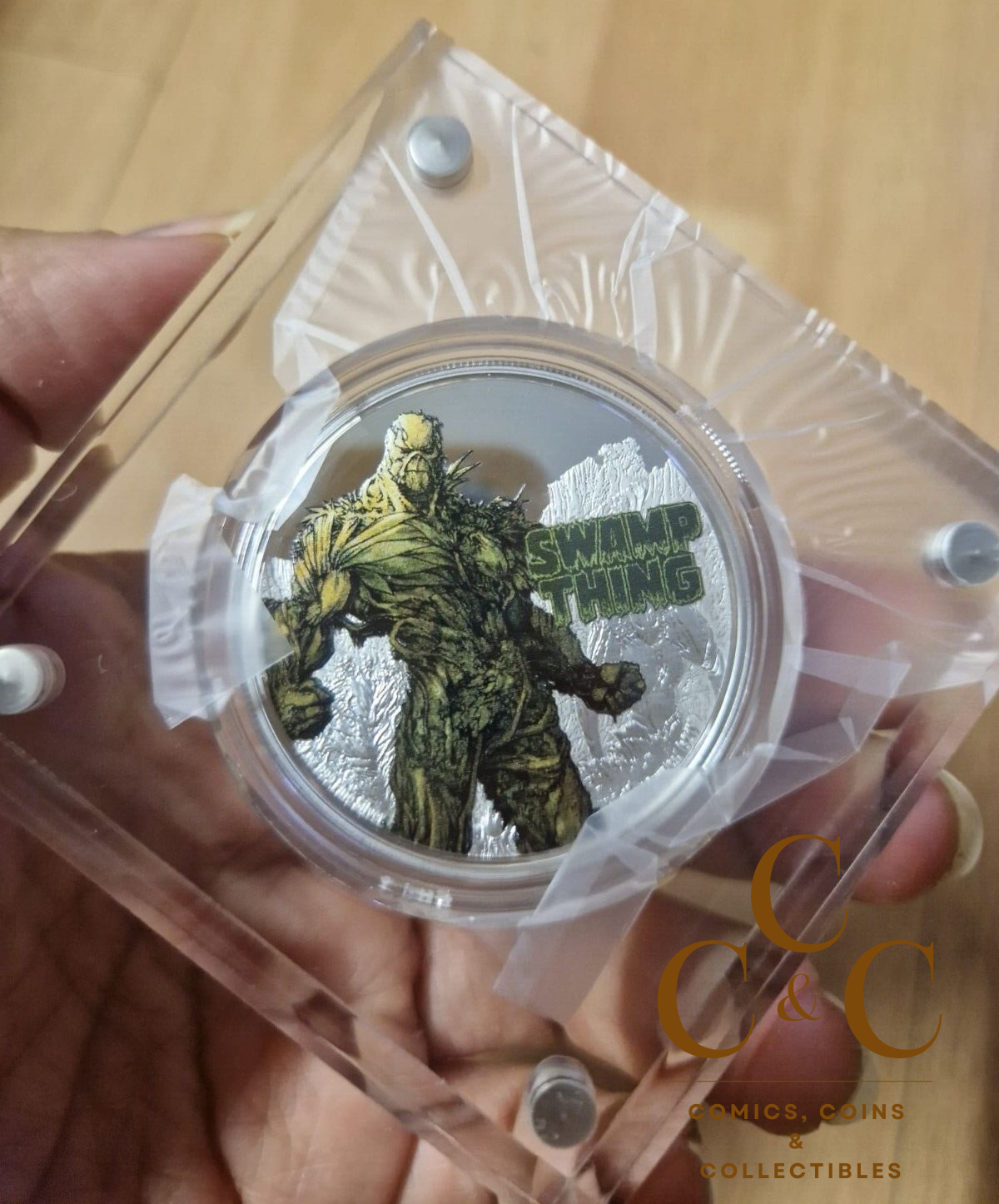2021 - 1 Oz Silver - $2 Niue - DC Justice League 50TH ANNIVERSARY OF SWAMP THING - Image 3