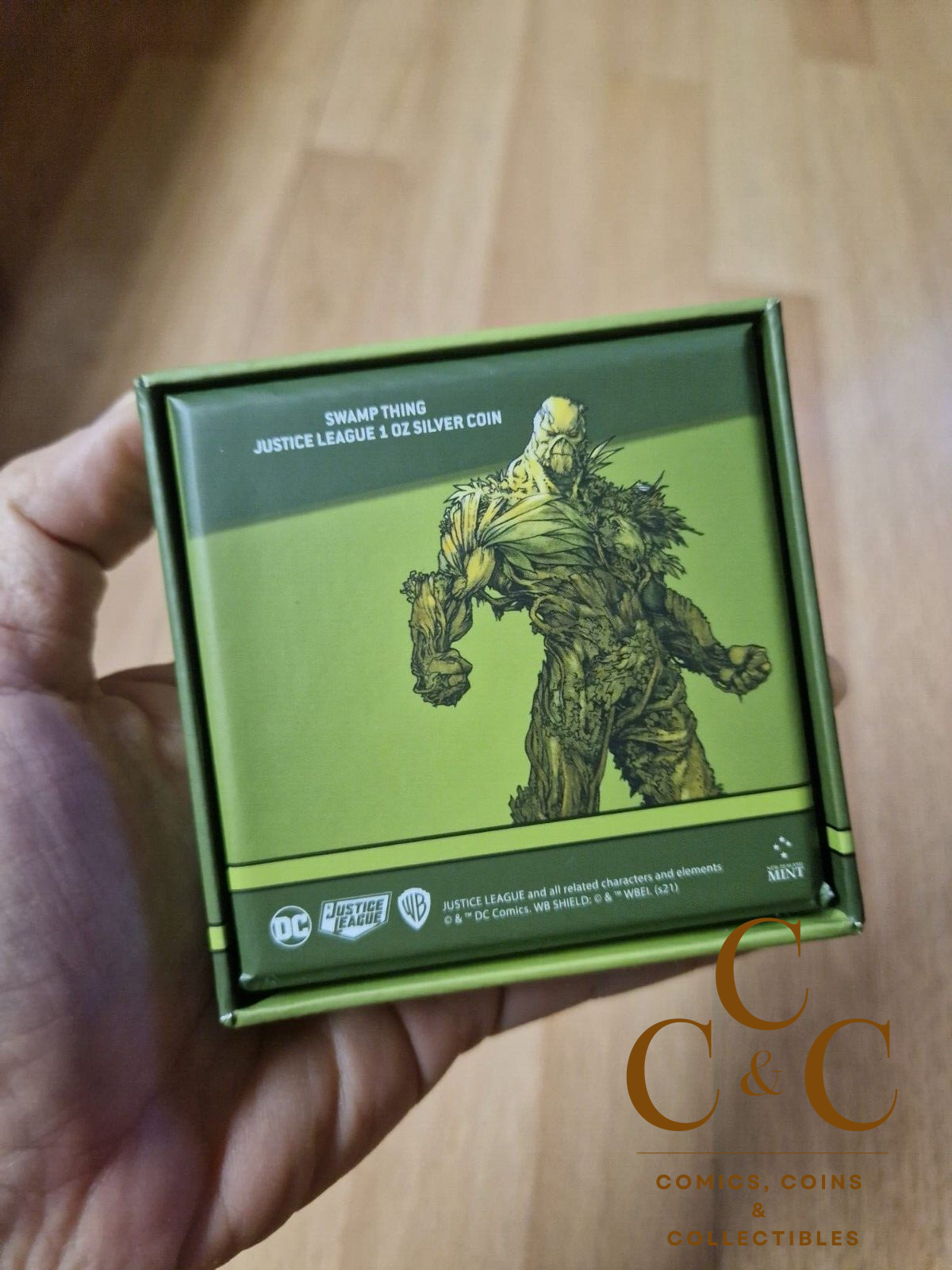 2021 - 1 Oz Silver - $2 Niue - DC Justice League 50TH ANNIVERSARY OF SWAMP THING - Image 4