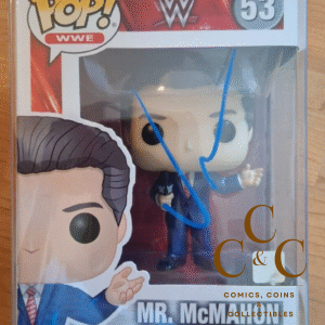 Vince McMahon WWE- Signed Autographed WWE Funko POP